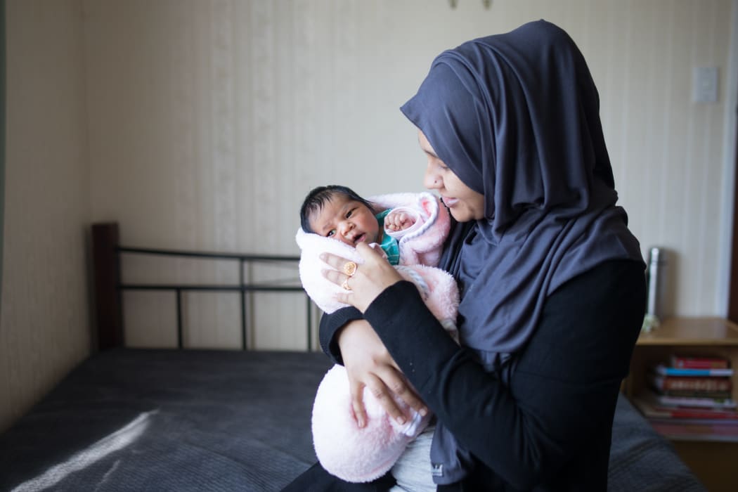 Neha was four months pregnant when Omar died.  Their daughter Noor-e-Omar was born five months later, the only child born of a martryr since the attacks. Her name means "the light of Omar" and signifies the place where her father was killed, Al-Noor mosque.