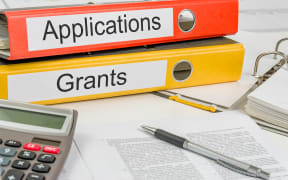 Folders with the label Applications and Grants.