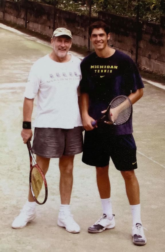 Tennis has been a constant for Brian and Brett Baudinet.