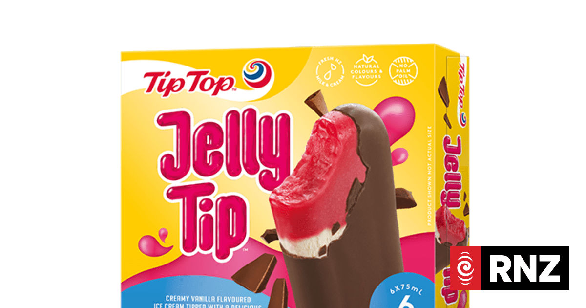 Tip Top recalls batch of Jelly Tip ice creams