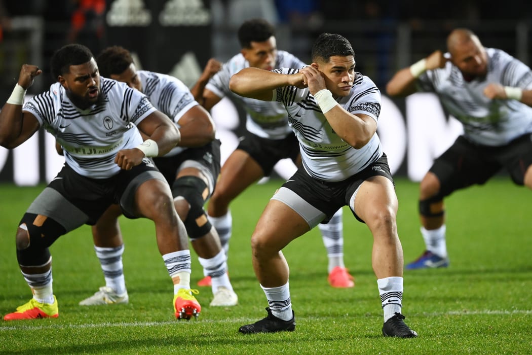 Fiji perform the Cibi.