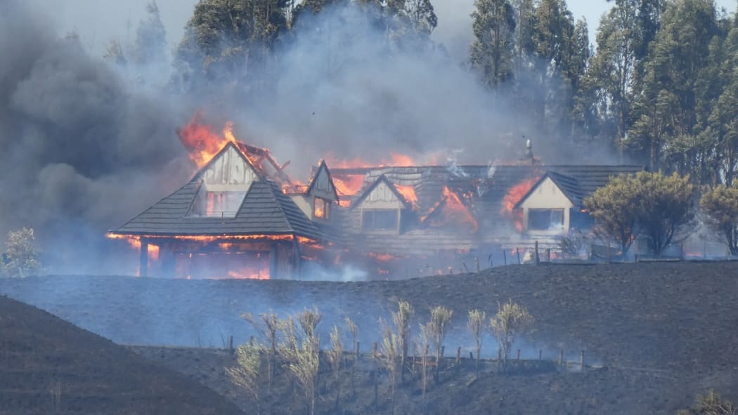 Hastings scrub fire
