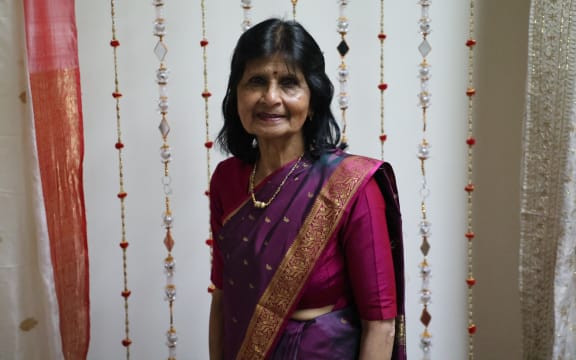 Champa Patel of Mahila Samaj at the Auckland Indian Association