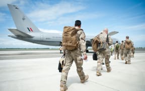 New Zealand Defence Force personnel depart for a Mission Readiness Exercise in Australia.