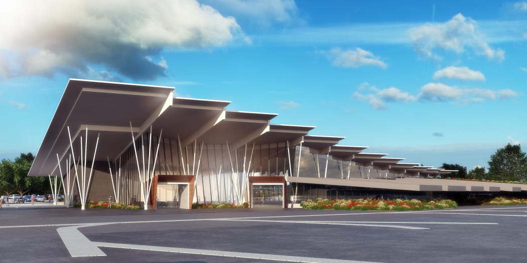 Artist's impression of the new building.