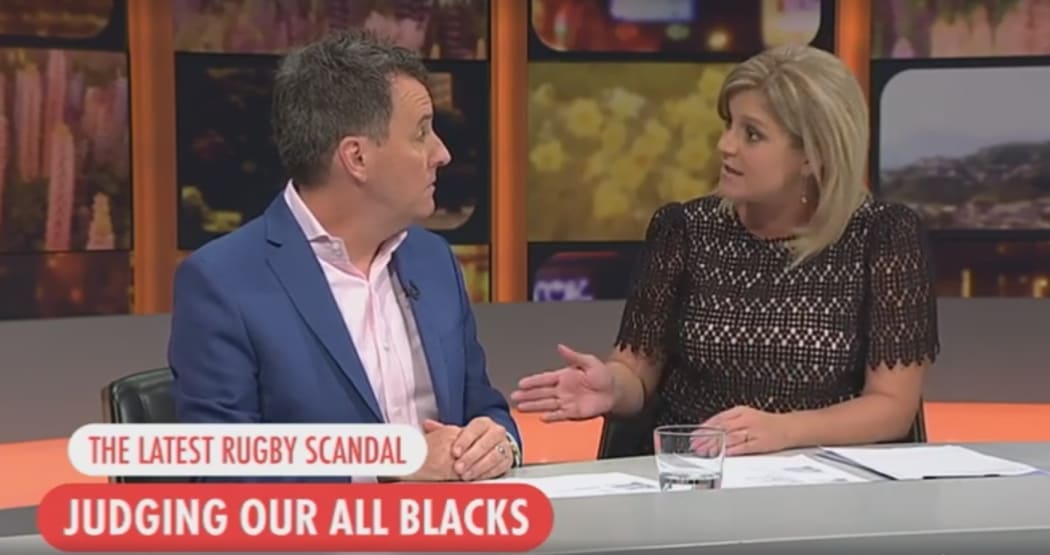 Mike Hosking and co-host Toni Street disagree over whether Dan Carter's trangression was worse than that of Ali Williams.