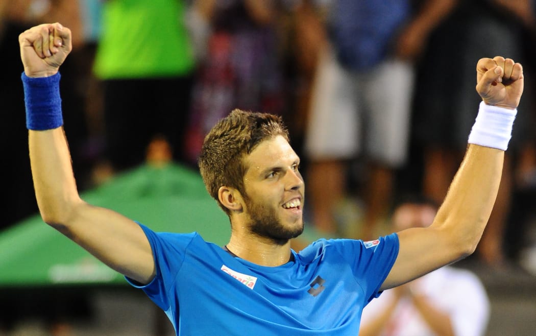 The Czech tennis player Jiri Vesely