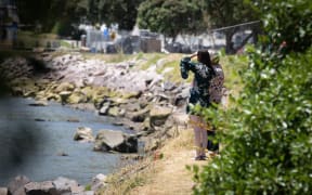 Bay of Plenty locals pay their respects.