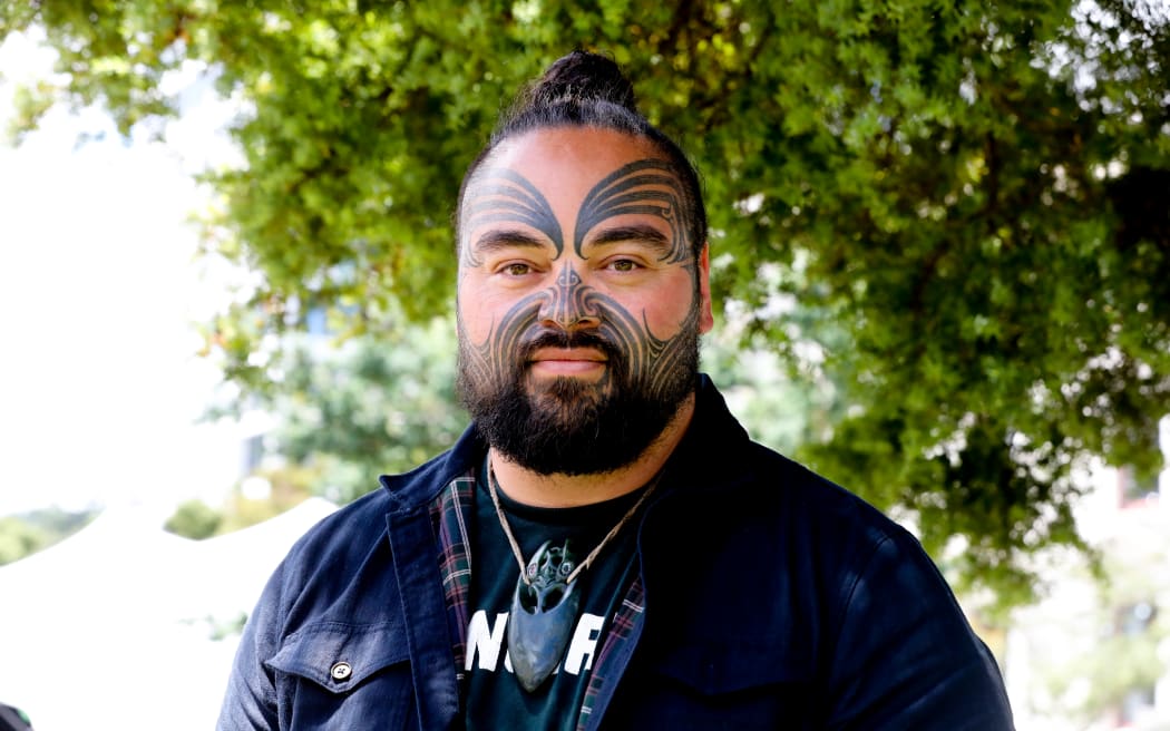 Kereama Wright (Te Arawa), senior member of Ngāti Whakaue - the winning haka rōpū of Te Matatini 2025.