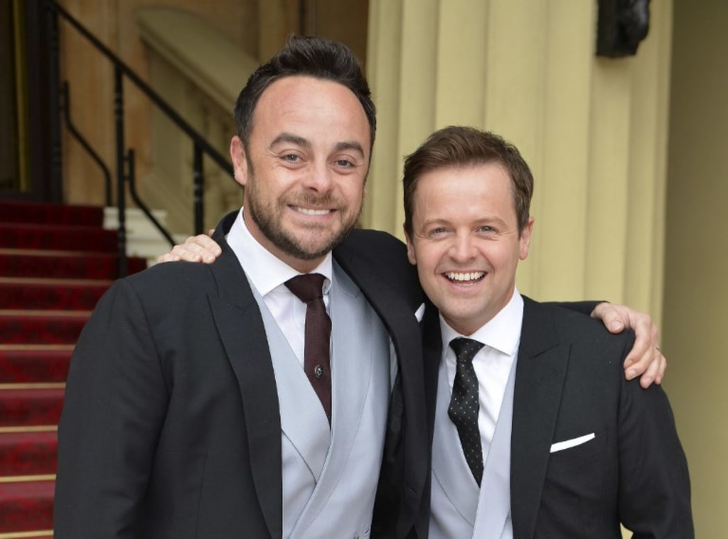 TV presenters Anthony McPartlin (L) and Declan Donnelly.