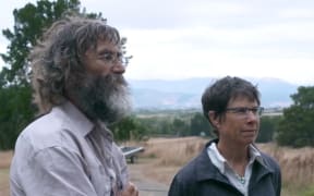 Redwood Valley resident Colin Garnett and Carol Hulse.