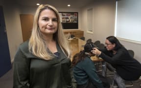 Natasha Gallardo, the NFDHH chief exec (National Foundation for the Deaf and Hard of Hearing) who was diagnosed with hearing loss as a teenager.