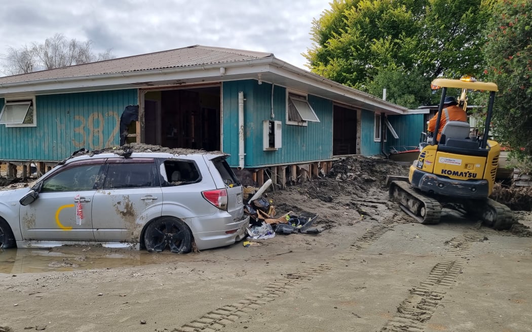 Rawinia Anderson has mixed feelings to her yellow-stickered family home.