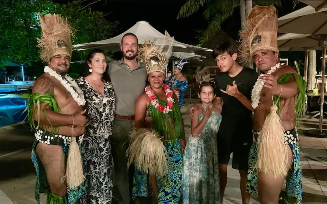 Renaud Mahé, his wife and their two children have made a new home in Moorea, French Polynesia, where Mr Mahé works at a local resort.