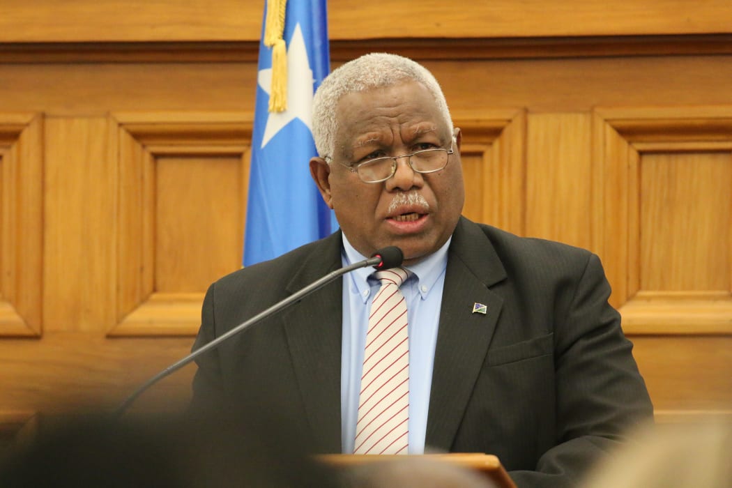 Solomon Islands Prime Minister Rick Hou