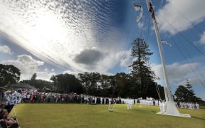 The flagpole at Waitangi.