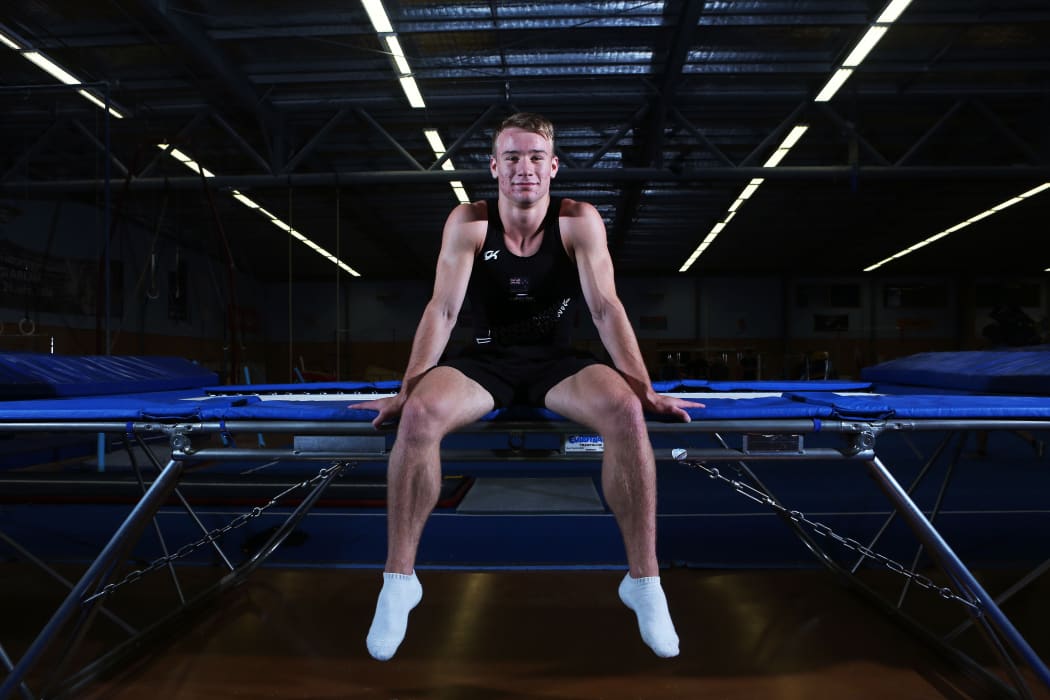 Dylan Schmidt, Trampoline, Rio 2016 Olympic Games, New Zealand Gymnastics. 11 May 2016.