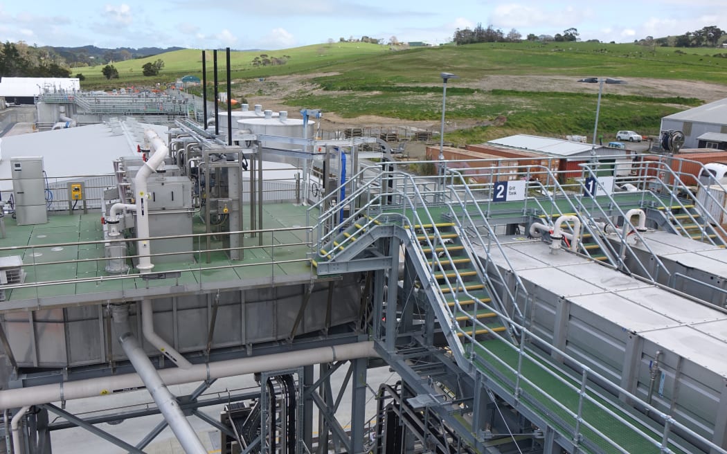 Snells Beach Wasterwater Treatment Plant.