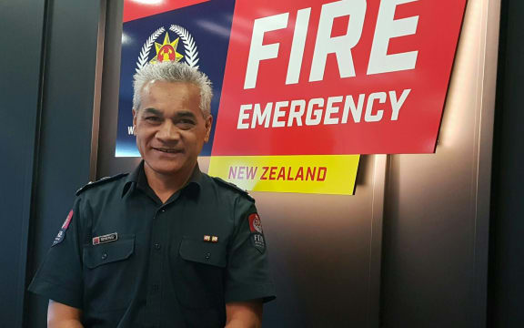 Esitone Pauga, Operational Capability Manager for Fire and Emergency.