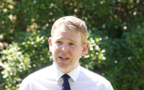 Covid-19 Response Minister Chris Hipkins giving an update on 30 December, 2021.
