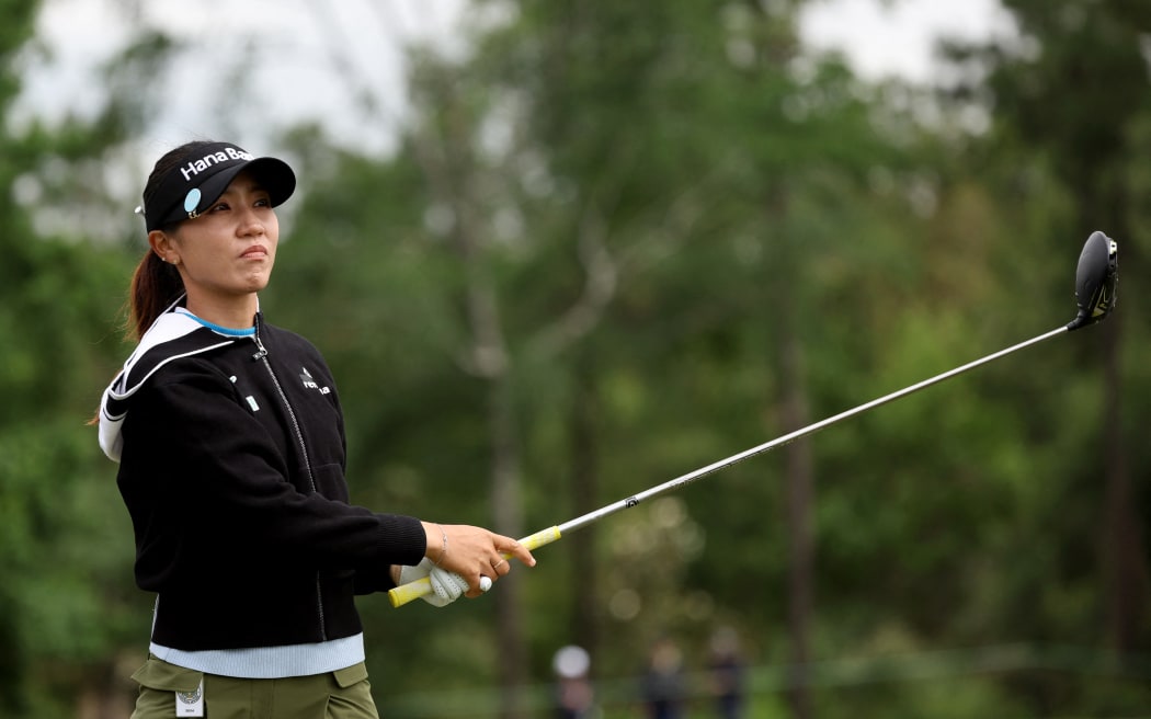Lydia Ko of New Zealand during The Chevron Championship in Texas, 2024.