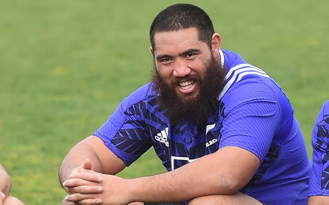All Blacks prop Charlie Faumuina.