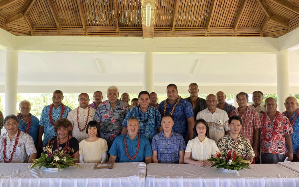 Community leaders from the Safata District in Samoa met with staff from the Chinese Embassy in Apia. February 2025