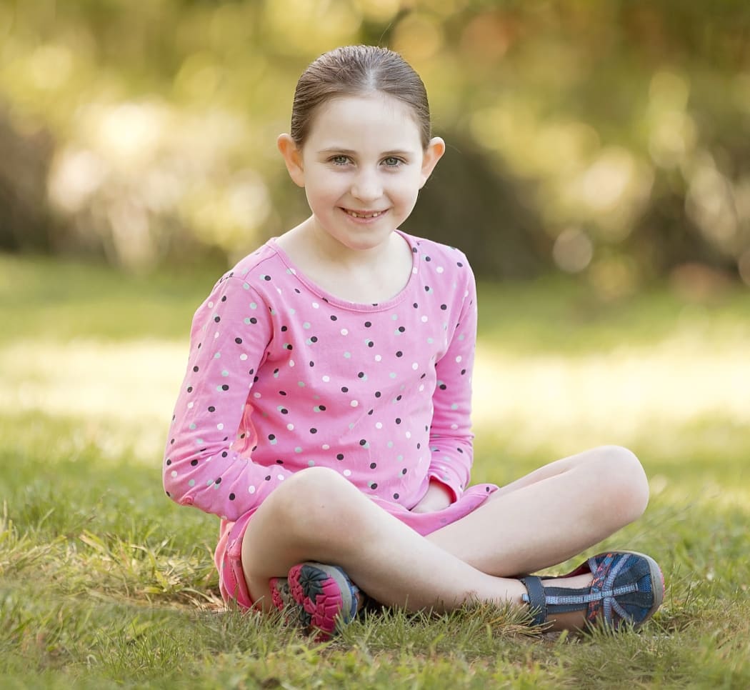 Seven-year-old Gabrielle from Nelson has an extremely rare progressive bone marrow disorder called dyskeratosis congenita.