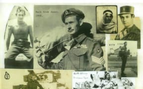 A collage of Pedro’s many military uniforms from 1937 -1948, including the Spanish International Brigade, French Foreign Legion, British airborne and tank units, and New Zealand’s J-Force