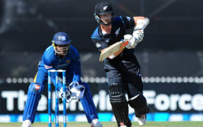 Black Cap player Kane Williamson during Match 4 of the ANZ One Day International Cricket Series between New Zealand Black Caps and Sri Lanka at Saxton Oval, Nelson.