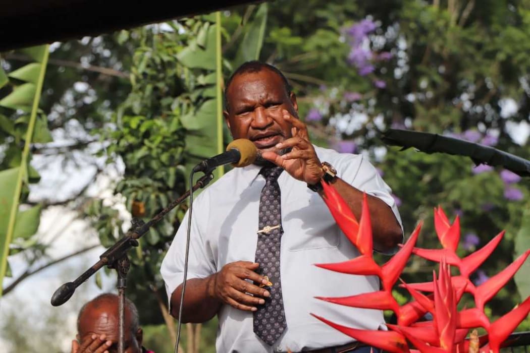 Papua New Guinea's prime minister James Marape.