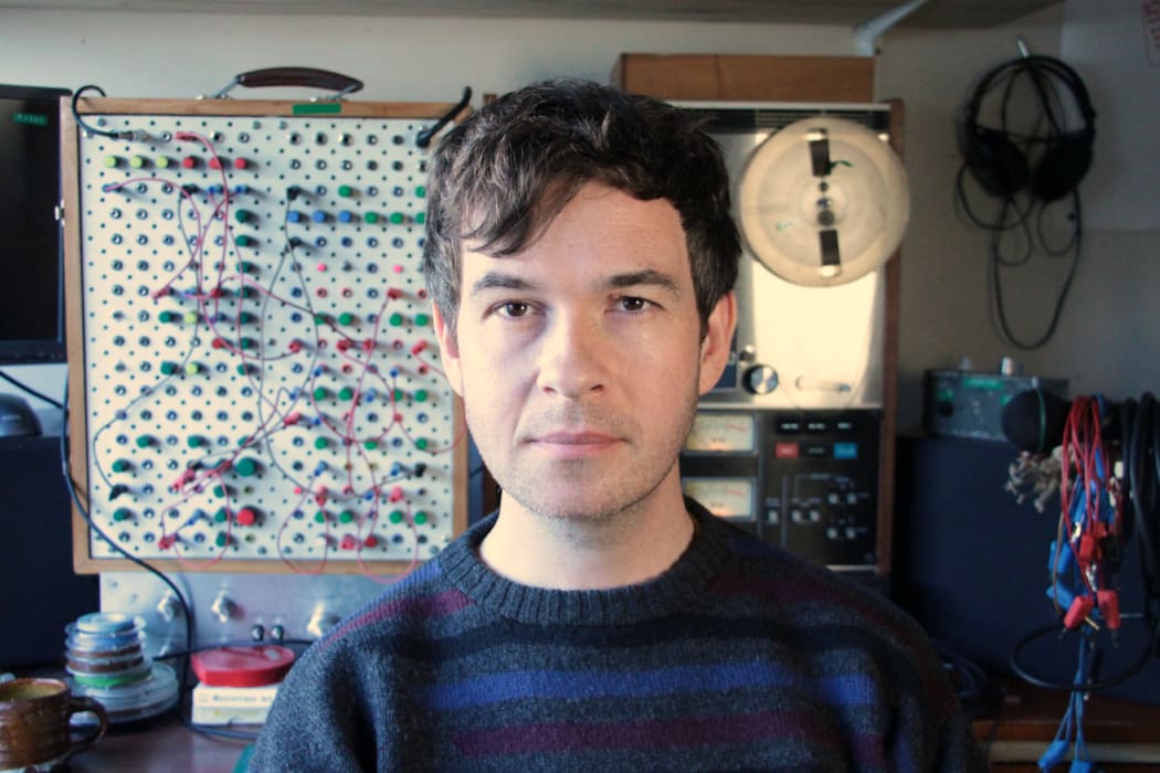 Kraus in his home studio