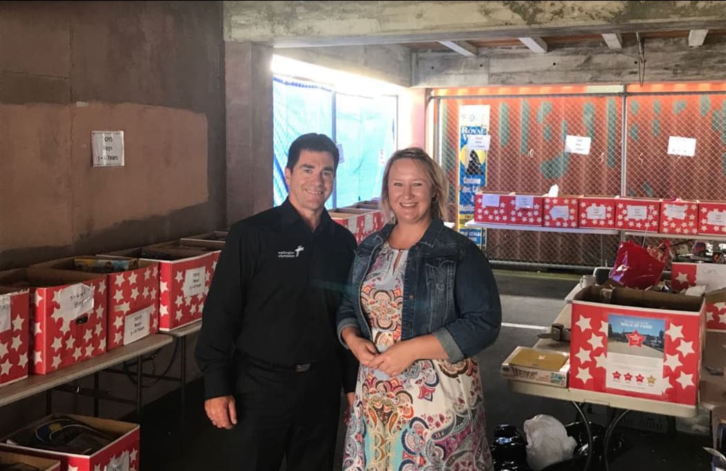 Wellington City Missioner Murray Edridge and the Mission's Community Programmes Manager Olivia Lange.