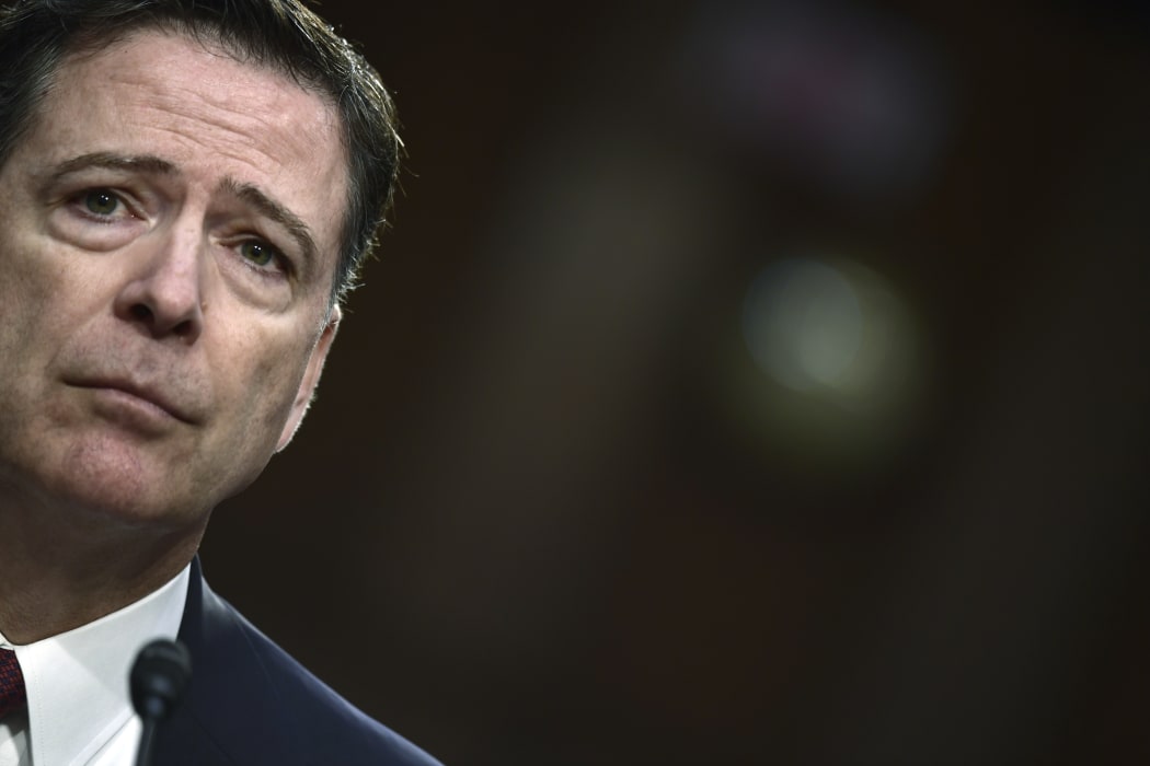 Former FBI director James Comey speaks during a hearing before the Senate Select Committee on Intelligence on Capitol Hill June 8, 2017 in Washington, DC.