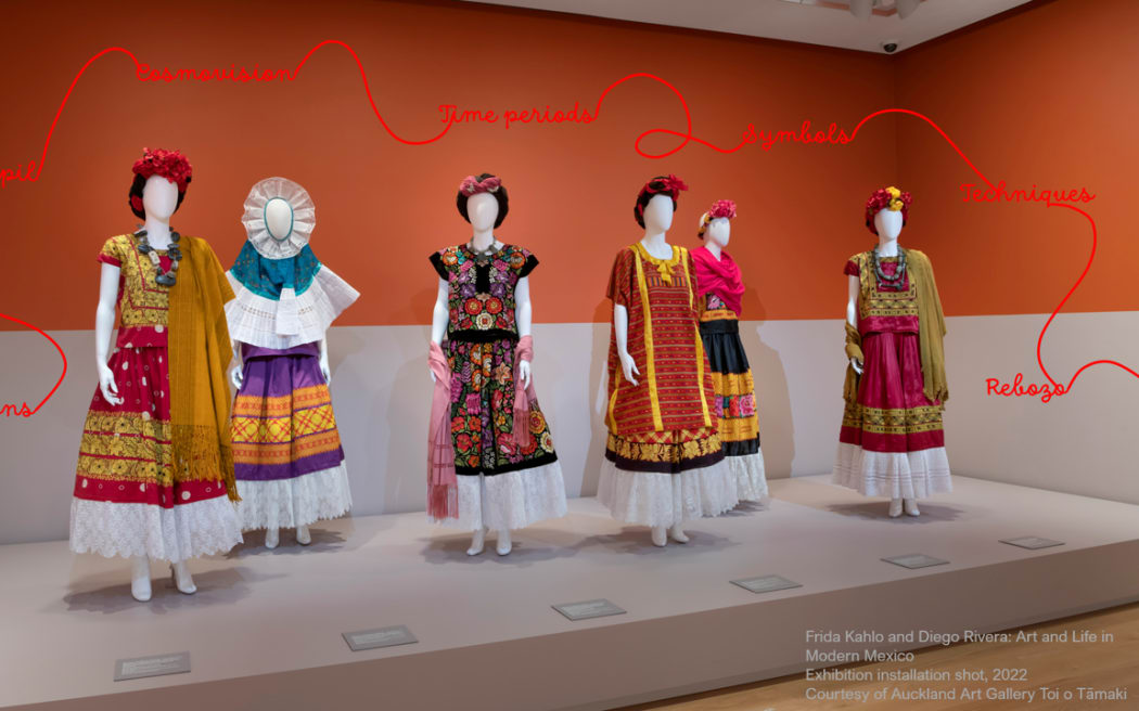 Indigenous garments and textiles from Mexico displayed at the exhibition