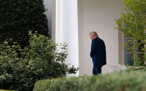 President Donald Trump walks out of the Oval Office before boarding Marine One on the South Lawn of the White House on June 20, 2025.
Mandatory Credit:	Anna Moneymaker/Getty Images via CNN Newsource