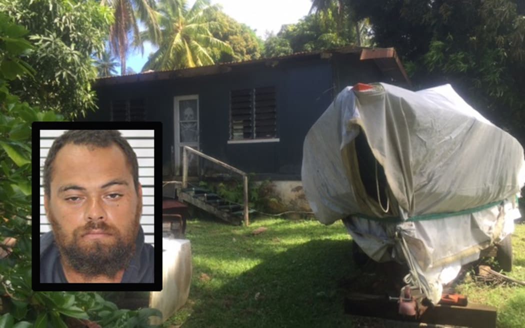 Chris Rimamotu and his home.