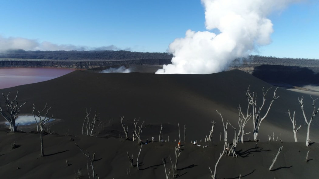 Ambae volcano ash
