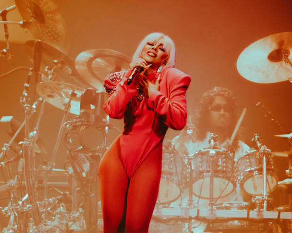 Doja Cat performs at Auckland's Spark Arena on Tuesday, November 18, 2025.