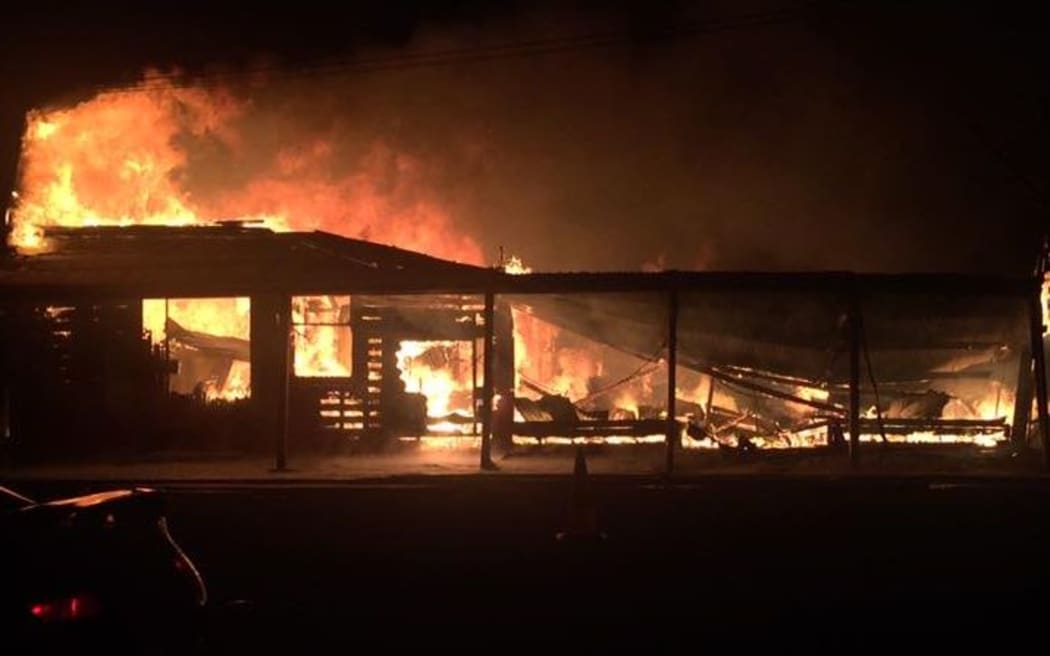 The Red House Cafe in Te Horo last night.