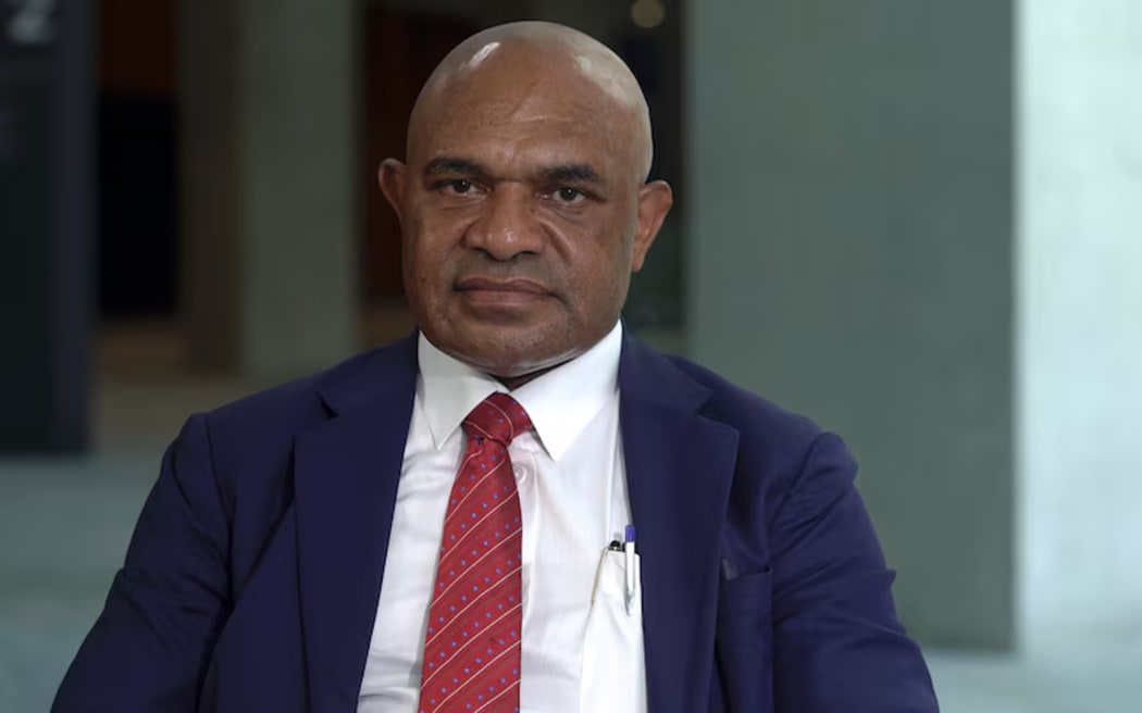 Wapu Sonk has stood down over allegations of corrupt business dealings linked to a Chinese state-run company. ( ABC News: Craig Hansen )