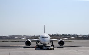 ISTANBUL, TURKEY - JULY 08: First Boeing 787-9 type Dreamliner plane of Turkish Airlines.