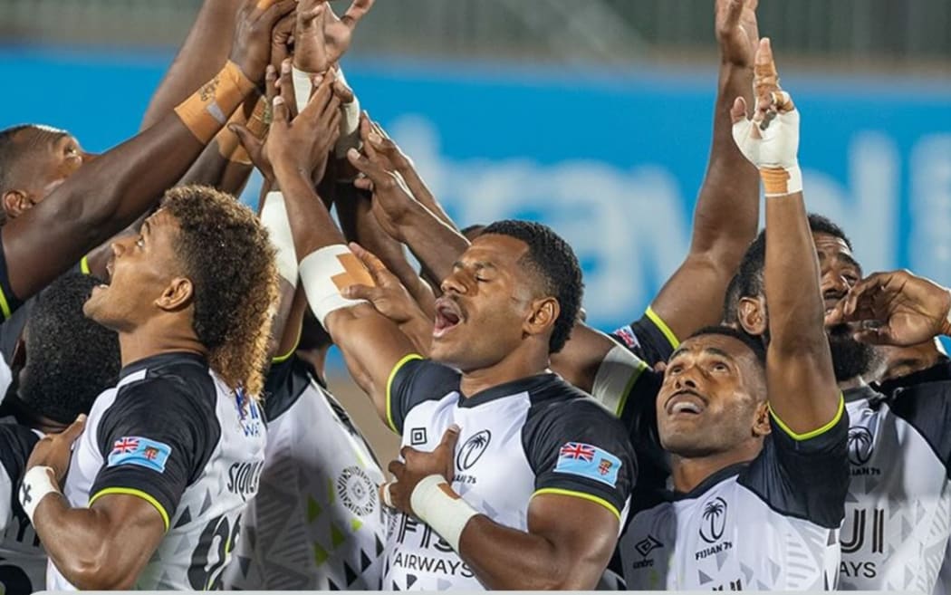 The Fiji men's sevens team finished third at the season-opening tournament in Dubai.