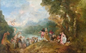 The Embarkation for Cythera by Antoine Watteau 1717