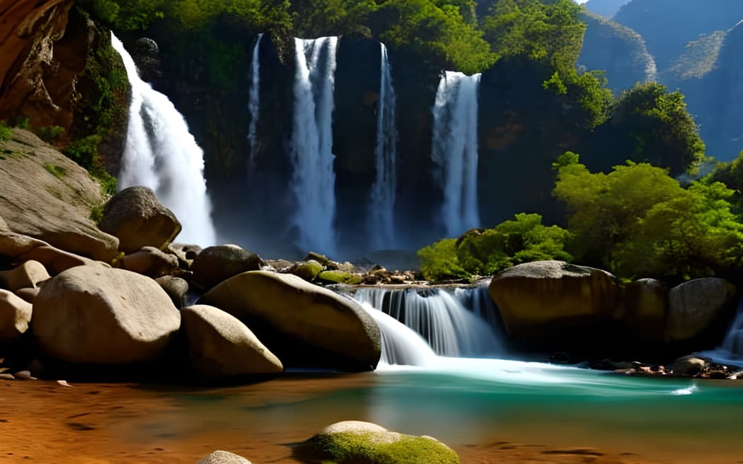 Yuntai Mountain Waterfall