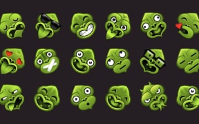 Some of the emotiki - the Māori emoji