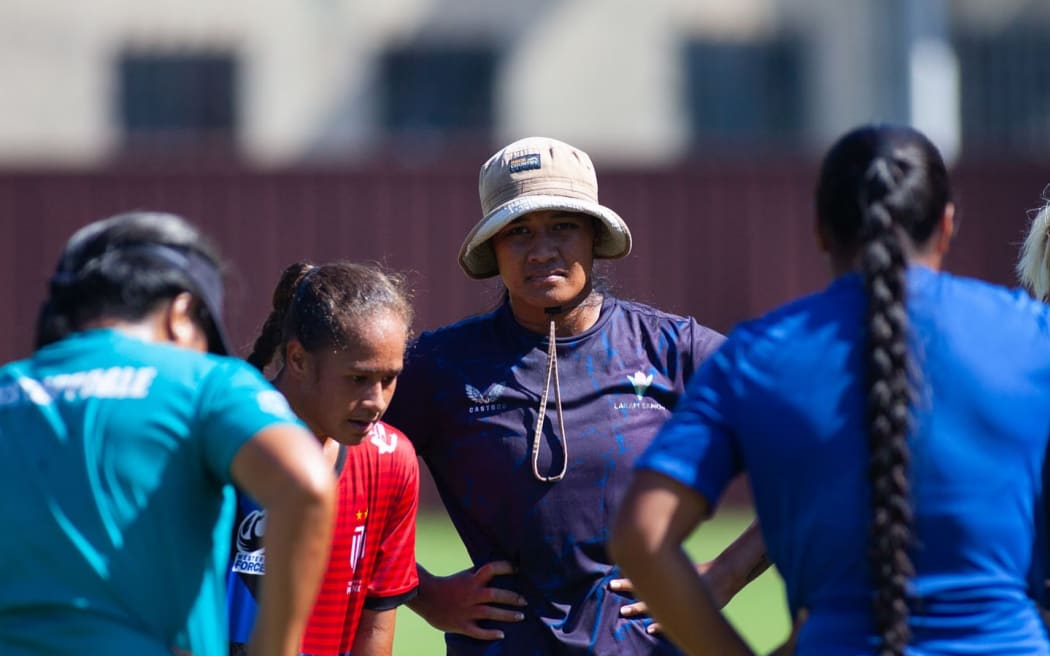 Manusina 7s training in Honiara for the 2024 Oceania Rugby 7s competition. 2 December 2024
