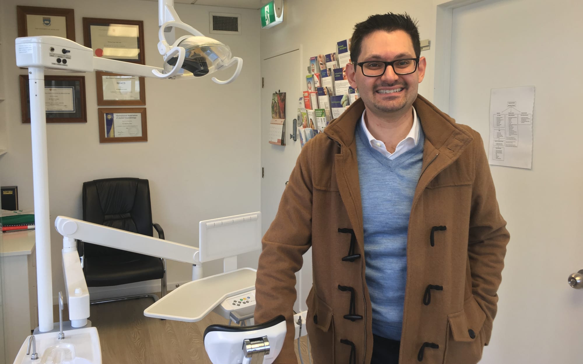 The Fono dental clinical director Mowafaq Amso says some of the clinic's patients struggle with the cost of dental care