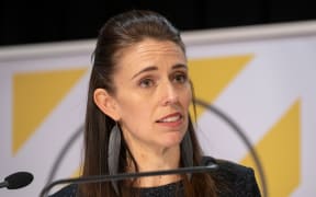 Prime Minister Jacinda Ardern and Director-General of Health Ashley Bloomfield at a media briefing at Parliament about the Covid-19 coronavirus.