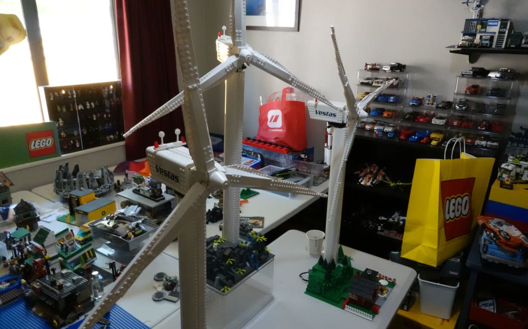 Lego fan Al Collins